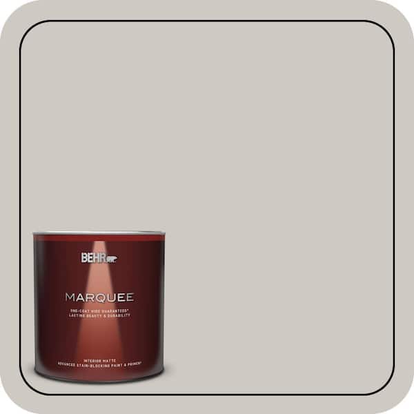 BEHR MARQUEE 1 qt. Home Decorators Collection #HDC-WR14-2 Winter Haze Matte Interior Paint & Primer