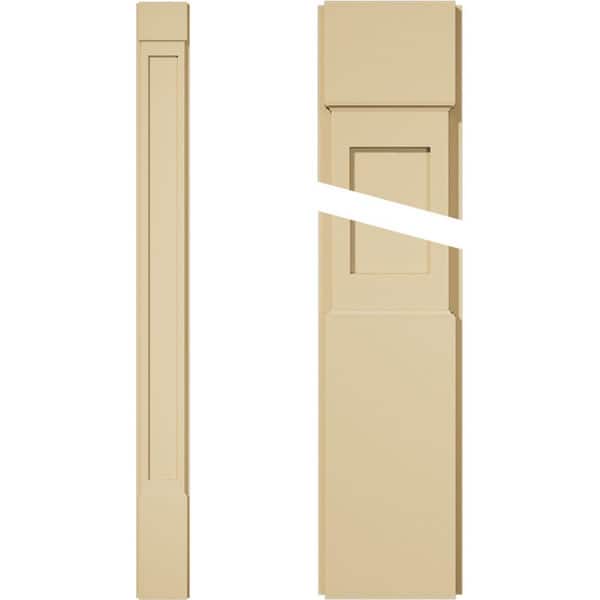 2 in. D x 8 in. W x 90 in. L Primed Polyurethane Pilaster 1- Pack