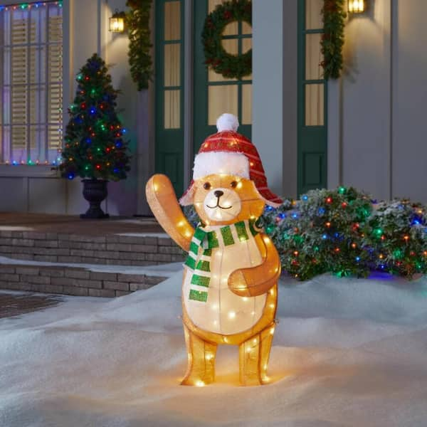 3' Outdoor Christmas Bear newest