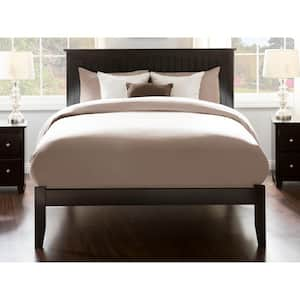 Nantucket Full Platform Bed with Open Foot Board in Espresso