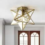 Moravian star on sale ceiling mount