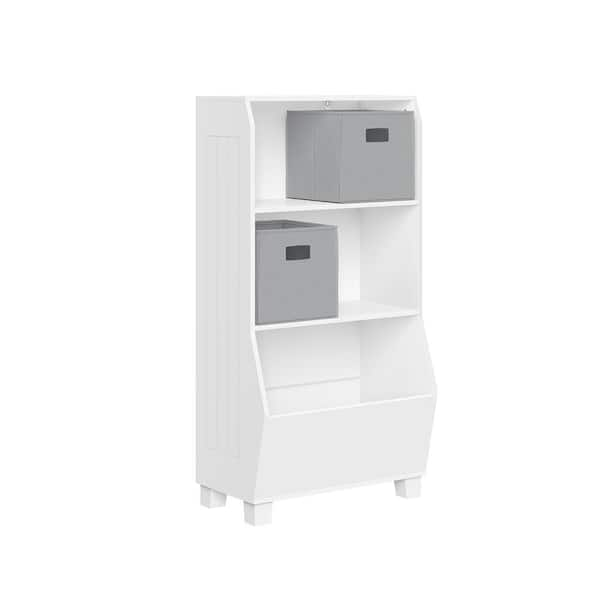 Set of 2 Whitewash - Bookshelves 28 high quality Inch