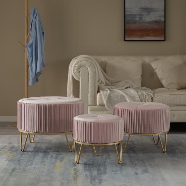 Pink best sale small stool