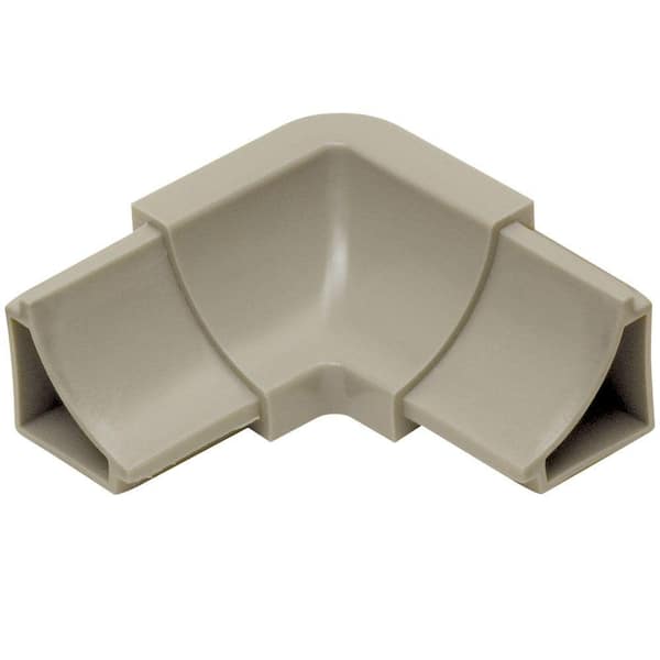 Dilex-HKW Grey 1 in. x 2 in. PVC 2-Way Inside Corner