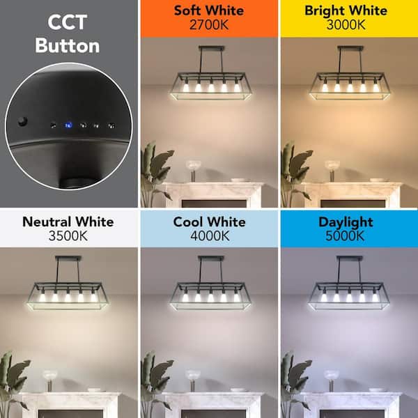 Feit Electric Katalyst 60-Watt 5-Light Matte Black Modern