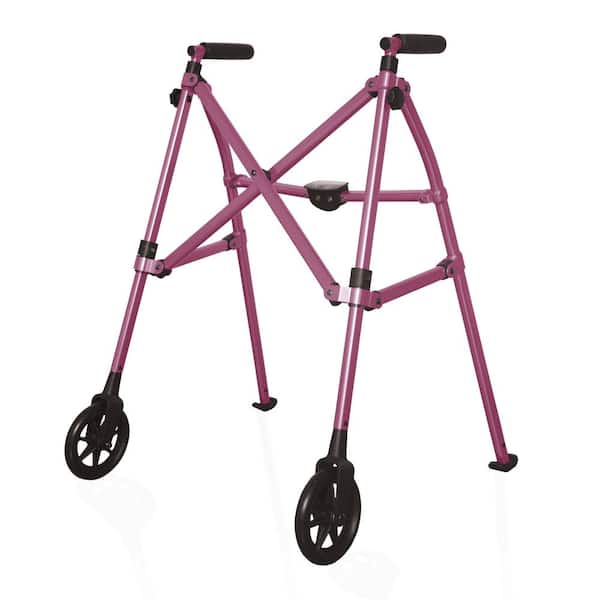 Able Life Space Saver Walker in Regal Rose