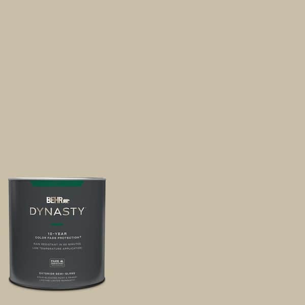 BEHR DYNASTY 1 qt. #PWL-91 Pale Bamboo Semi-Gloss Enamel Exterior Stain-Blocking Paint & Primer
