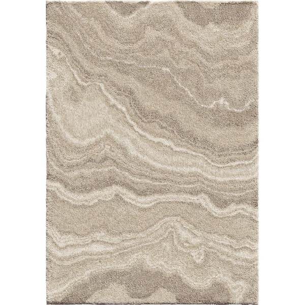 Cascade Ivory 5 ft. 3 in. x 7 ft. 6 in. Area Rug