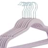 Laura Ashley 25 Pack Slim Velvet Hangers in Blush LA-93310-BLUSH