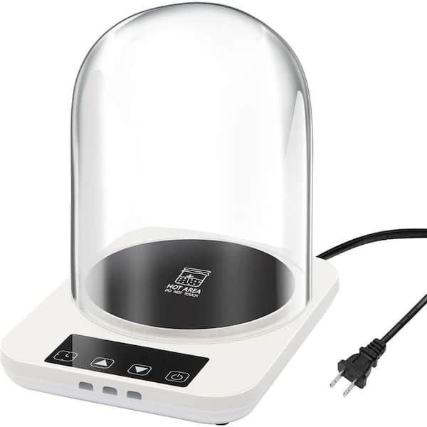 Sourdough Starter Warmer with Glass Dome Precise Thermostat Control 70-100°F Timer Auto Shut Off Kit