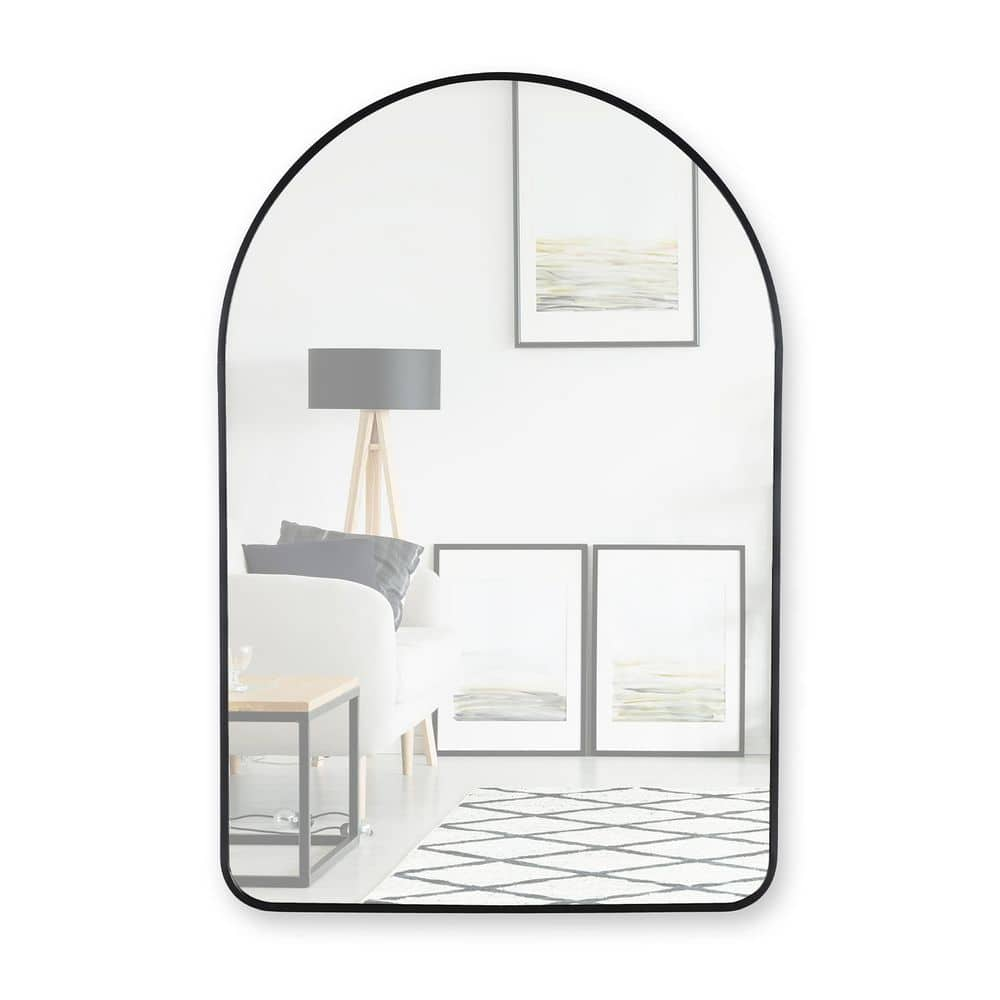 Mirrorize Canada Arch Black Bathroom Framed Decorative Wall Mirror ( 35 ...