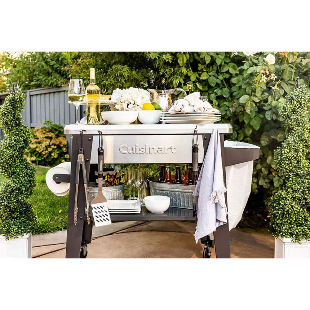 Cuisinart 45" Stainless Steel Outdoor Grill Prep Table