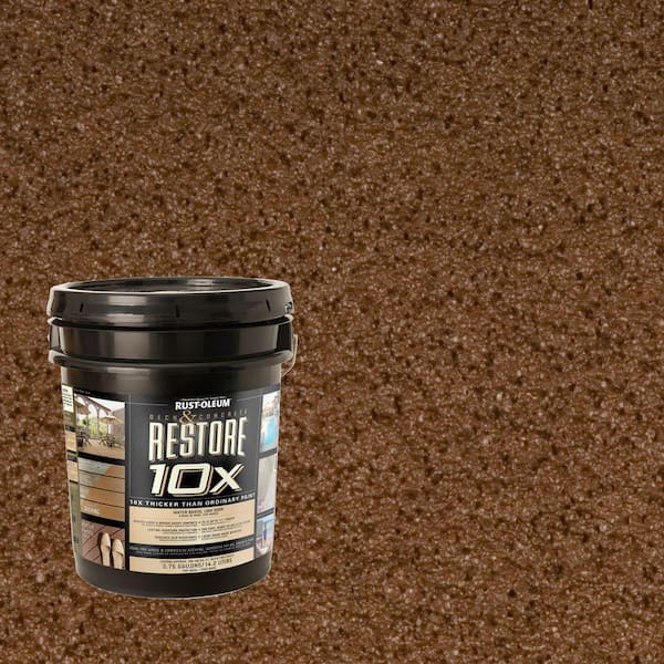 Rust-Oleum Restore 4-gal. Chocolate Deck and Concrete 10X Resurfacer