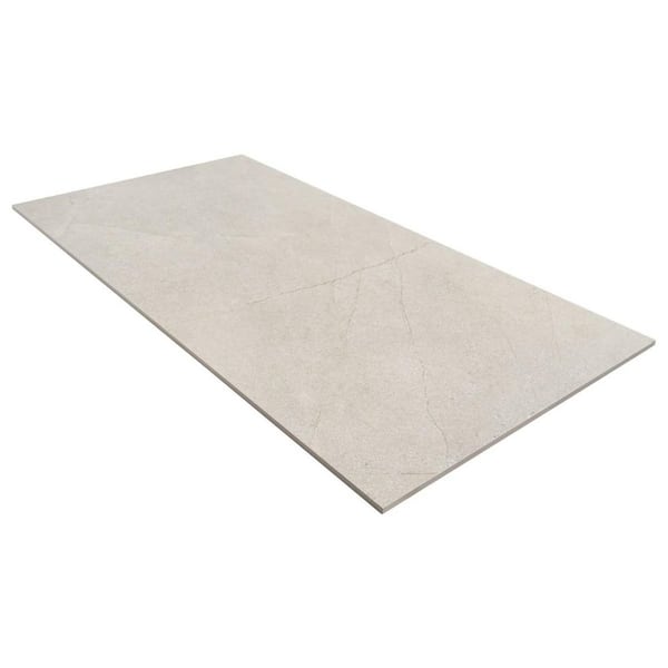 Ivy Hill Tile Dorian Silver Gray 23.62 in. x 47.24 in. Marble Look