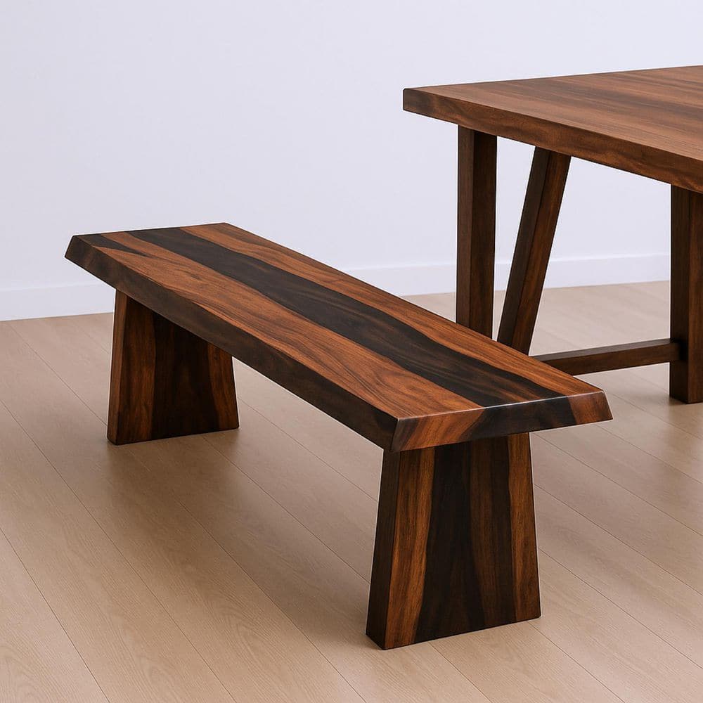 75 in. Brown Entryway Dining Bench Without Back