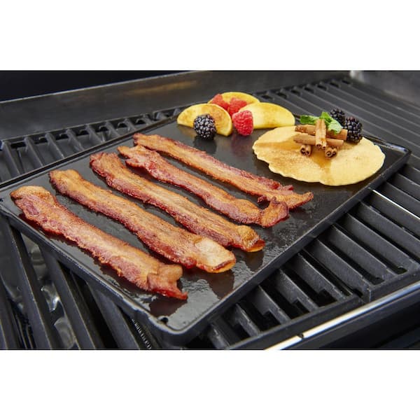 Cuisinart Reversible Cast Iron Grill/Griddle Plate CCP-2000 - The Home Depot