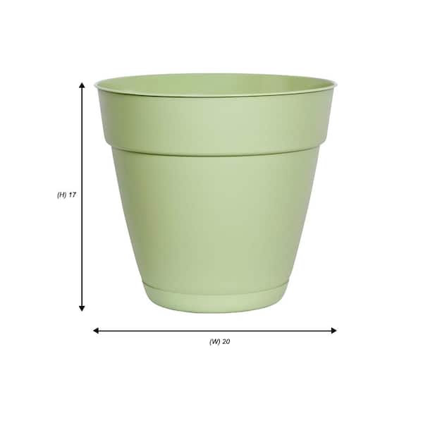 Dynamic Design - Newbury Large 20 in. x 17 in. Lotus Green Planter