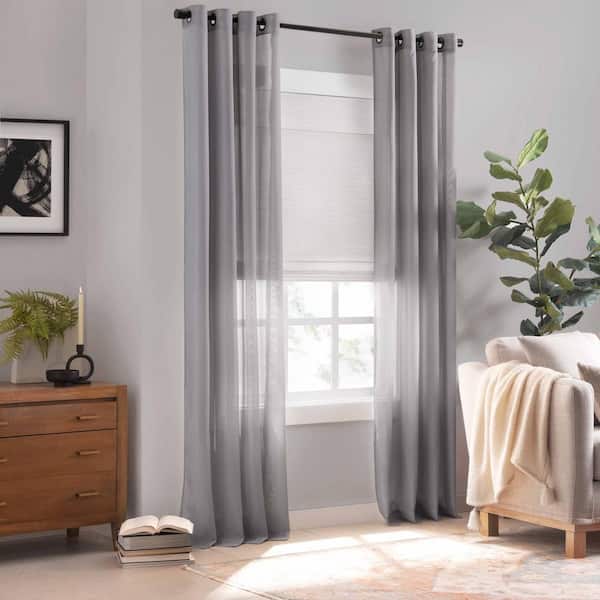 Bamboo White Cordless Light Filtering Privacy Bamboo Roman Shade 30 in. W x 72 in. L