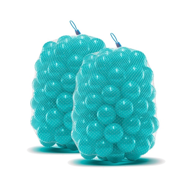 Upper Bounce Machrus Upper Bounce Crush Proof Plastic Trampoline Pit Balls in Turquoise (200Pack)