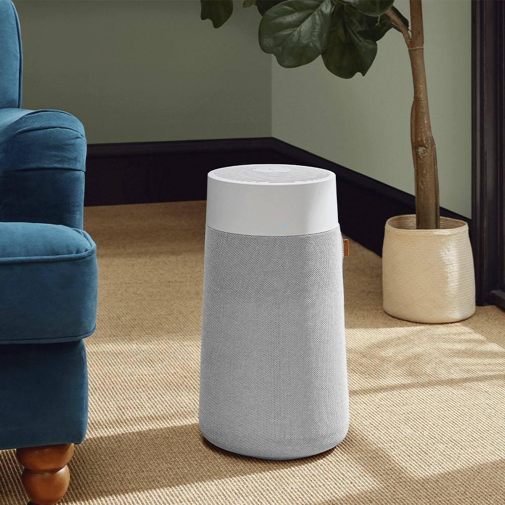 Blue and White HEPA Smart Air Purifier with Alexa