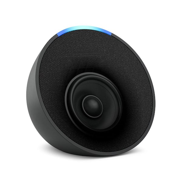 Echo Pop 1st Gen, 2023 Release Full sound compact smart speaker with  Alexa Charcoal in the Smart Speakers & Displays department at