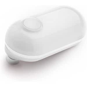 Mini Portable Electric Can Opener Smooth Edge-Open Cans with a Simple Press of Button, Hands Free, Food-Safe, White