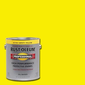 1 gal. High Performance Protective Enamel Gloss Safety Yellow Oil-Based Interior/Exterior Paint (2-Pack)
