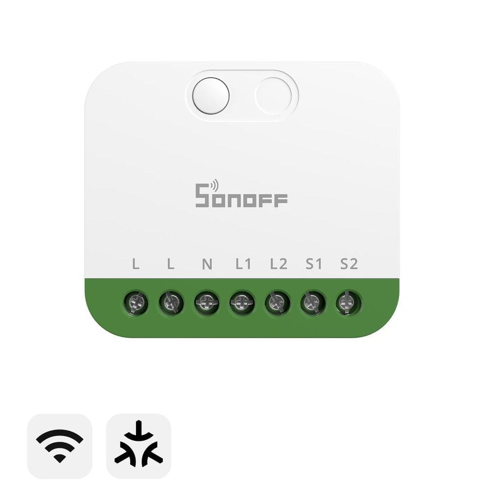 MINI Duo Matter Over WiFi 2 Channel WiFi Smart Switch,16A Total Load Compact for Standard Boxes price history on PriceWatchPro