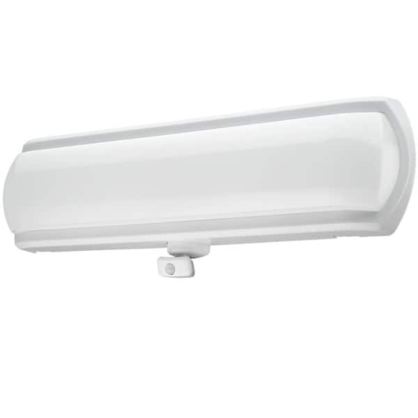 18 in. Closet Light LED Flush Mount 270 Degree Adjustable Motion Sensor and Hold Times 1200 Lumens 4000K Bright White