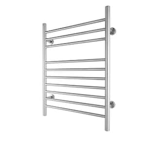 Infinity 10-Bars Plug-In & Hardwire 120 V 32 in . Towel Warmer in Polished Stainless Steel