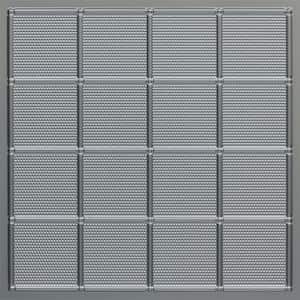 Soho Silver 2 ft. x 2 ft. PVC Lay-in Faux Tin Ceiling Tile (40 sq. ft./case)