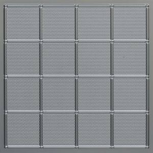 Soho Silver 2 ft. x 2 ft. PVC Lay-in Faux Tin Ceiling Tile (100 sq. ft./case)