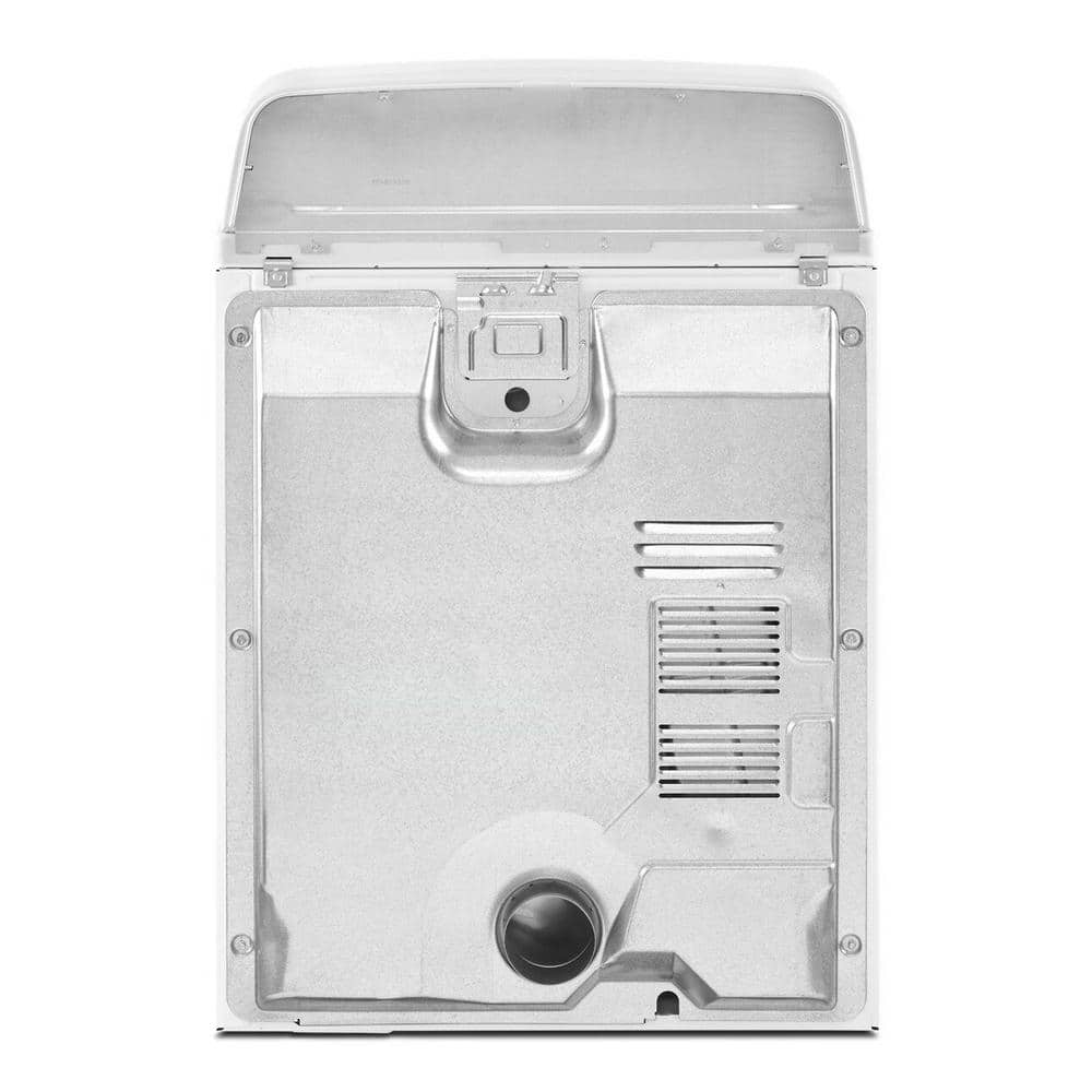 White 6.5 cu. ft. Electric Dryer with Moisture Sensing