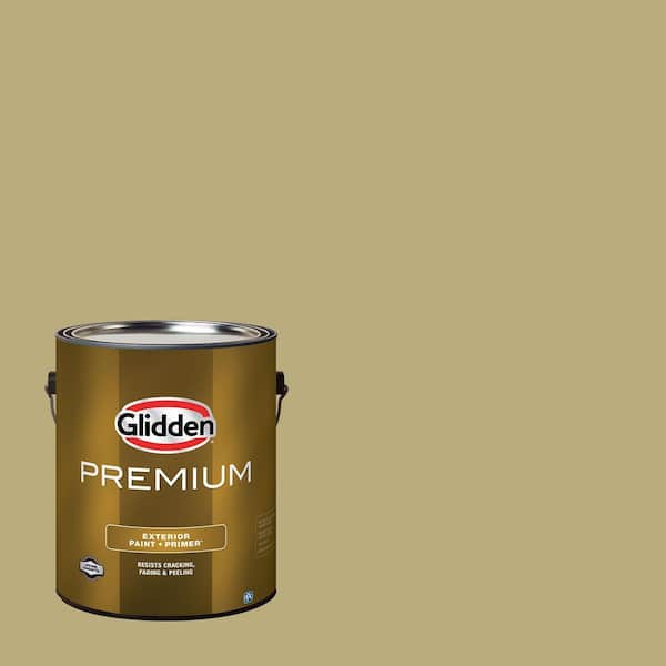 Glidden Premium 1 gal. Nettle PPG1111-4 Semi-Gloss Exterior Latex Paint