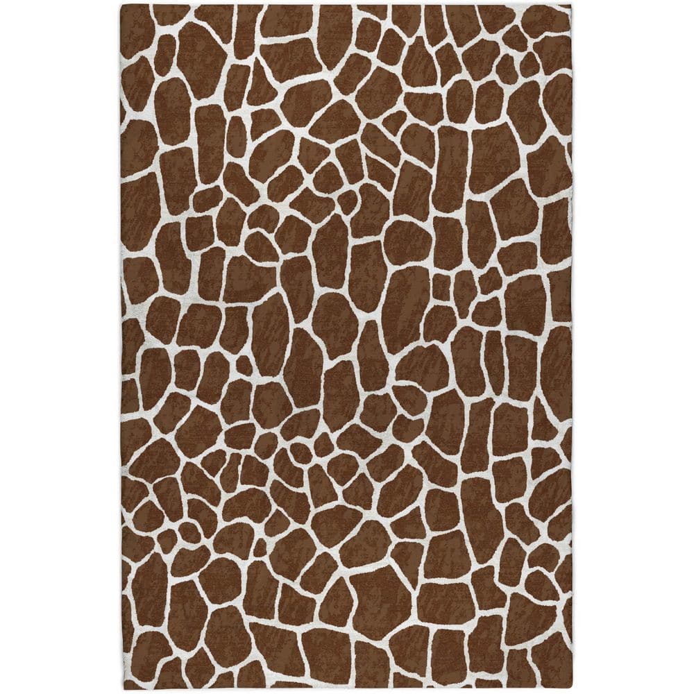 Dream Shag Premium Machine Washable Abstract ADS45 Coffee 8 ft. x 10 ft. Area Rug price history on PriceWatchPro