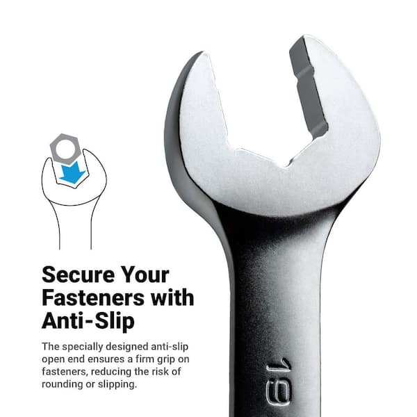 Capri Tools SAE 120-Tooth Ultra-Smooth Extra-Long Reversible