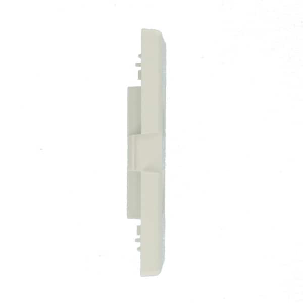 Leviton White 1-Gang Audio/Video Wall Plate (1-Pack) 49910-SW2