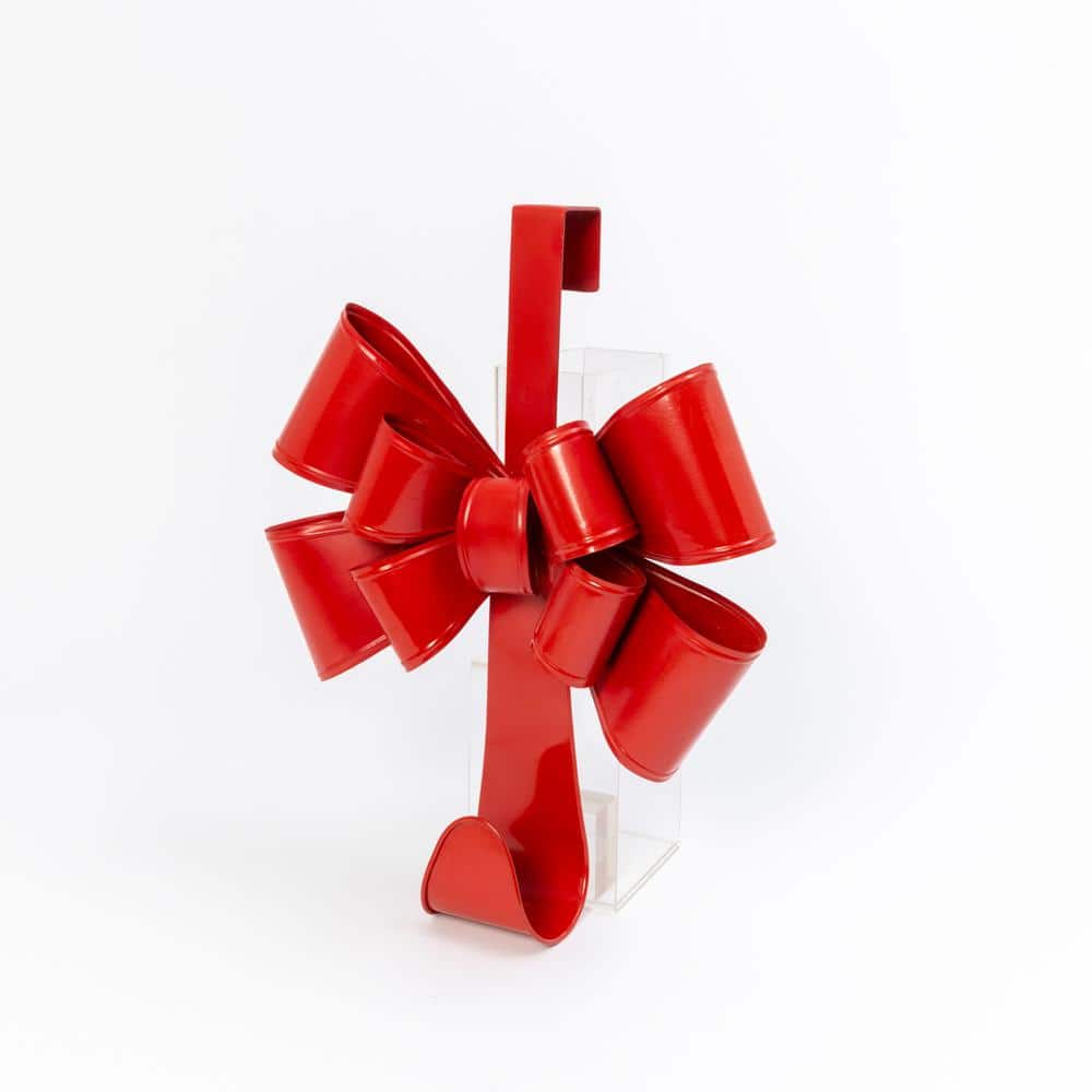 20.75 in. Red Metal Holiday Themed Door Wreath Hanger price history on PriceWatchPro