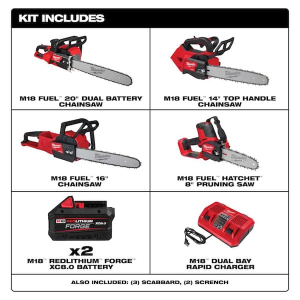 Milwaukee M18 FUEL 20 in. 18V Brushless Cordless Electric Battery