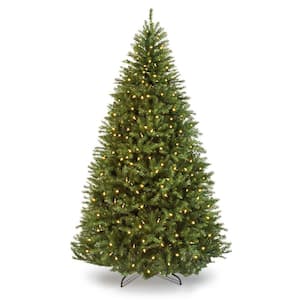 4.5 ft. Pre-Lit Incandescent Fir Artificial Christmas Tree with 200 Warm White Lights