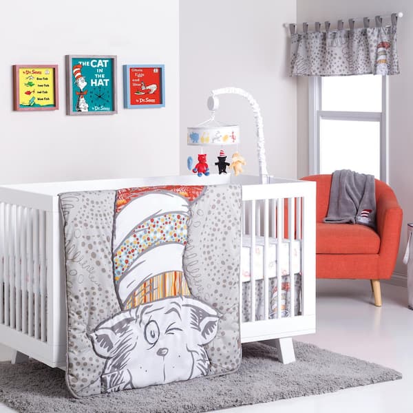 geometric crib bedding