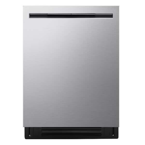 24 in. Top Control Smart Built-in Dishwasher in Stainless Steel with FlushFit Design and 1-Hour Wash and Dry