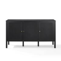 CROSLEY FURNITURE Perry Black MDF 55.13 in. Sideboard CF4224-BK