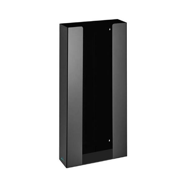 AdirMed Quad Box Capacity Acrylic Black Glove Dispenser
