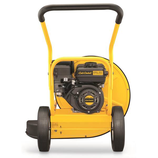 Cub Cadet 150 Mph 1000 Cfm 208 Cc Walk Behind Gas Leaf Blower With Swivel Front Wheel And 90 Degree Flow Diverter Js 1150 The Home Depot