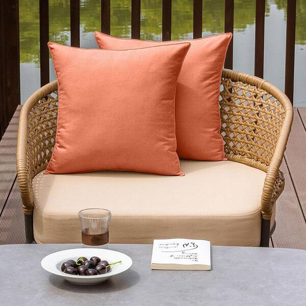 26 x 26 Waterproof Outdoor Throw Pillow Covers Set of