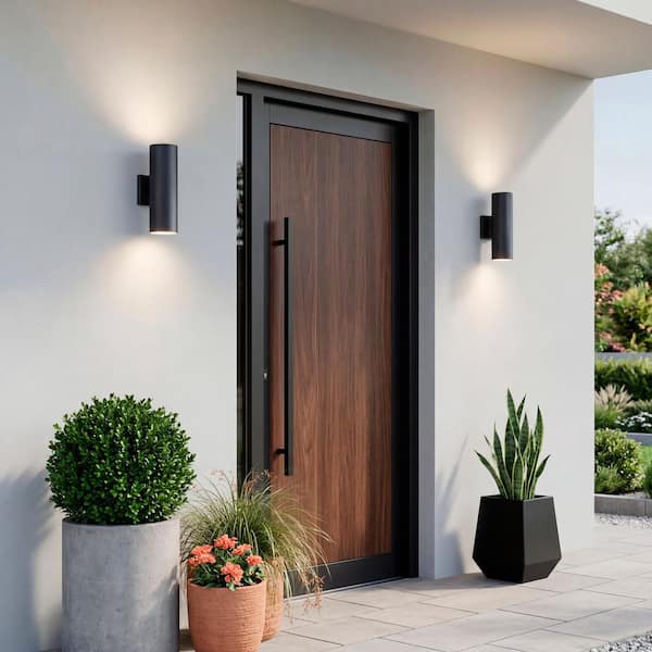 KICHLER Independence 12 in. 1-Light Textured Black Outdoor