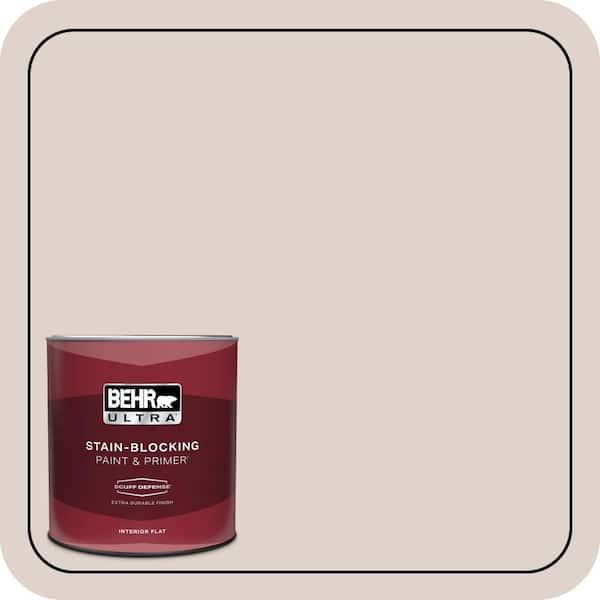 BEHR ULTRA 1 qt. #MQ3-07 Vision of Light Extra Durable Flat Interior Paint & Primer