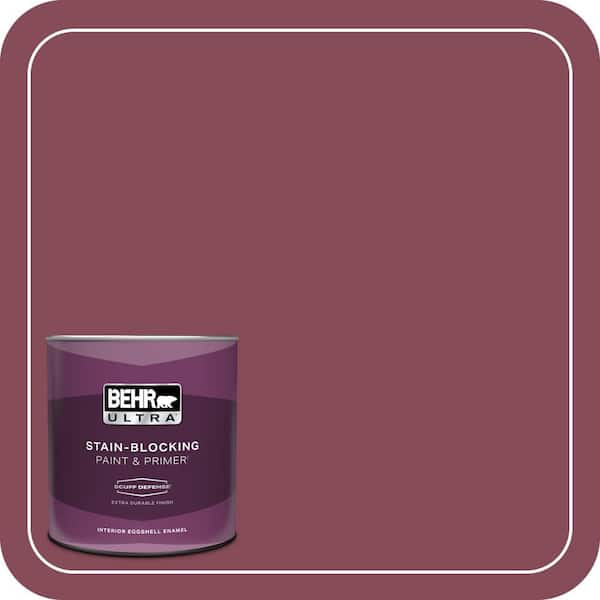 BEHR ULTRA 1 qt. #MQ1-02 Wine Not Extra Durable Eggshell Enamel Interior Paint & Primer