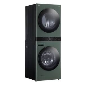 27 in. WashTower Laundry Center with 4.5 cu. ft. Front Load Washer and 7.4 cu. ft. Electric Dryer in Nature Green